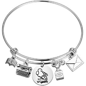 FAADBUK little Women Inspired Bracelet Louisa May Alcott Fan Gift Classic Novel Lover Gift