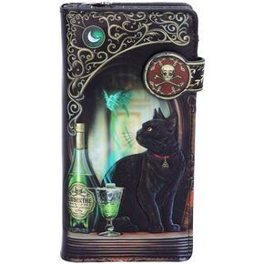 Nemesis Now B4863P9 Absinthe Embossed Purse Lisa Parker 18.5cm, PU, Black