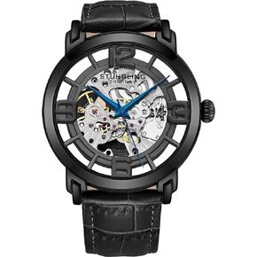 Stuhrling Original Skeleton Watches for Men - Mens Automatic Watch Self Winding Mens Dress Watch - Mens Winchester 44 Elite Watch Mechanical Watch for Men
