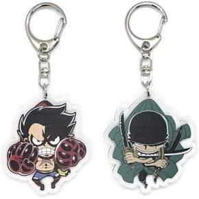 Inc. - Set of 2 OP Acrylic Keychain Monkey D. Luffy, Roronoa Zoro