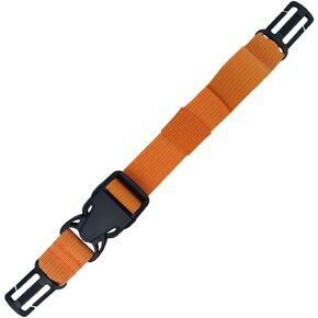 Backpack Chest Strap- Nylon -Suitable for Webbing on The Backpack up to1in (Orange)