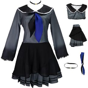 Akiyama Mizuki Cosplay Costume Outfit Stage Performance Dress Halloween Uniform Full Set Suit