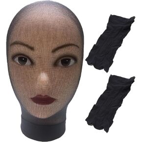 2Pcs Stockings Mask Sexy Pantyhose Mask Sheer mask Halloween Transparent Stockings Mask for adults