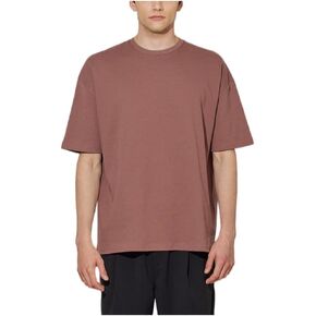 EDUARDO Men's Anyone Over Fit Casual Top, Short-Sleeve Cotton Modal Blend Basic T-Shirt.