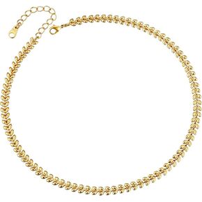 ChainsPro Women Chic Choker Necklace, Send Gift Box