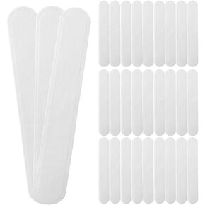 30 Pcs Hat Sweat Sticker Golf Hat Liner Cap Absorbent Sweat Pad Disposable Sweat Liner Shirt Collar Hat Liner Pads Hat Size Reducer Reducing Tape Hat Liner Cap Protection Collar Protector