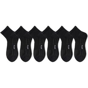 YYaaloa 6 Pairs Sports Socks Running Socks with Cushion, Athletic breathable Casual socks for Men&Women