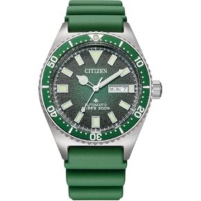 Citizen Analog Green Dial Men's Watch-NY0121-09X, Green, Modern