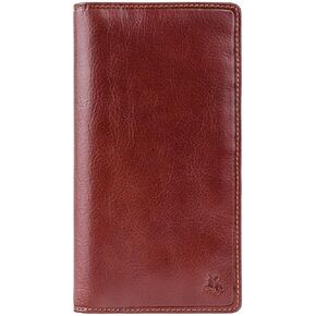 فسكونتي محفظة من الجلد الطبيعي بتقنية حجب تحديد الهوية بموجات الراديو 45 من توسكاني (بيج داكن) in Kuwait