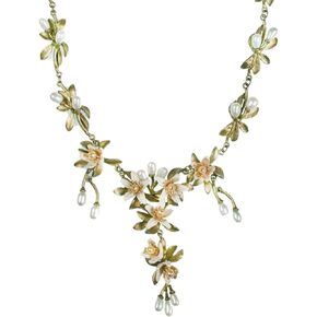 "Orange Blossom" Pearl Necklace by Michael Michaud for Silver Seasons