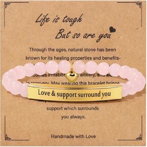 GolbalJew Encouragement Bracelet Get Well Soon Gifts for Women Inspirational Bracelet Gifts for Best Friends Sister Women Girls