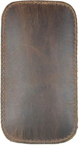 Hide & Drink, Leather Slim Coin Pouch, Cash Organizer Holder, Pocket Accessories, Handmade Includes 101 Year Warranty :: Bourbon Brown in Saudi Arabia