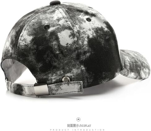 Nethins Fashion Structured Tie Dye Women Baseball Cap Personalized Adjustable Strapback Men Truker Hat in Saudi Arabia