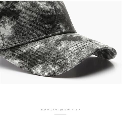 Nethins Fashion Structured Tie Dye Women Baseball Cap Personalized Adjustable Strapback Men Truker Hat in Saudi Arabia