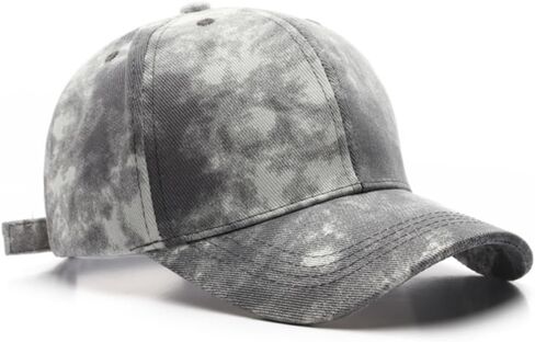 Nethins Fashion Structured Tie Dye Women Baseball Cap Personalized Adjustable Strapback Men Truker Hat in Saudi Arabia