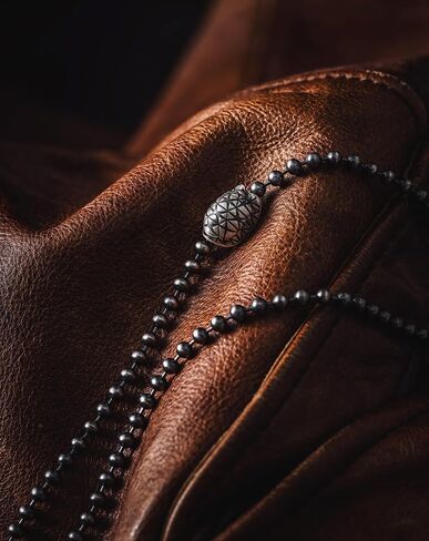 COPPERTIST.WU Indian Star Tortoise Clasp Necklace 4mm Ball Bead Chain 925 Sterling Silver Necklace 65cm/25.6'' Fashion Jewelry Link Gift for Men Women in Kuwait