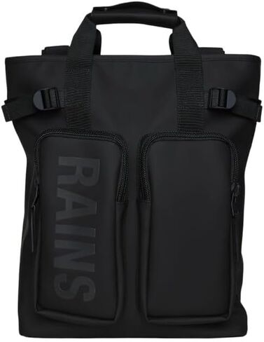 حقيبة ظهر للجنسين باللون الأسود مع جيوب، أسود، تاجليا يونيكا in Kuwait