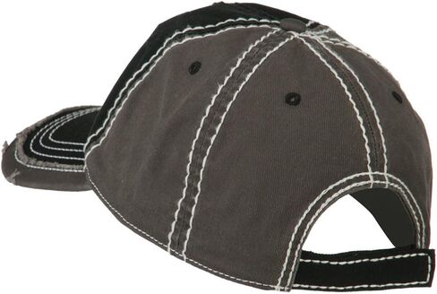 Otto Caps Vintage Washed Cotton Twill Frayed Bill Cap in Kuwait