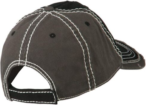 Otto Caps Vintage Washed Cotton Twill Frayed Bill Cap in Kuwait