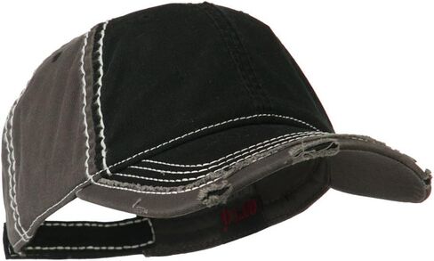 Otto Caps Vintage Washed Cotton Twill Frayed Bill Cap in Kuwait