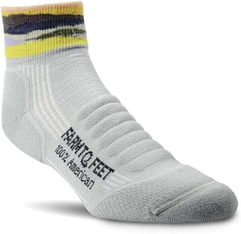 Farm to Feet Max Patch Light Cushion Technical 1/4 Crew Merino Wool Socks in Saudi Arabia