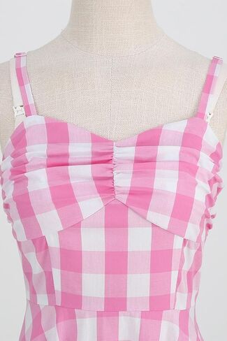 Adult Doll Movie Women Costume Halloween Carnival Cosplay Party Retro Pink Dress in Saudi Arabia