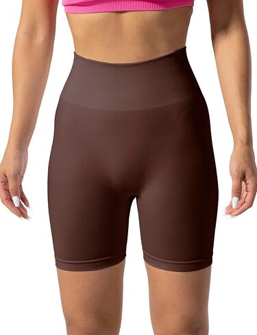 Women's Scrunch Butt Gym Shorts High Waist Workout Booty Shorts in Kuwait