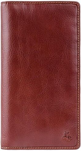 فسكونتي محفظة من الجلد الطبيعي بتقنية حجب تحديد الهوية بموجات الراديو 45 من توسكاني (بيج داكن) in Kuwait