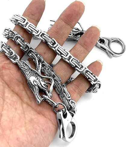 316L الفولاذ المقاوم للصدأ ضخمة التنين السائق رجل مفتاح سلسلة D09Z1 in Kuwait