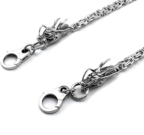 316L الفولاذ المقاوم للصدأ ضخمة التنين السائق رجل مفتاح سلسلة D09Z1 in Kuwait