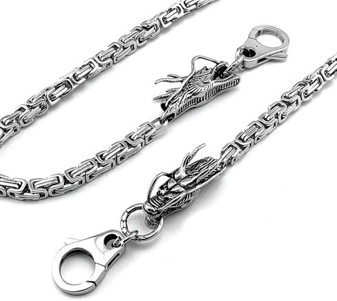 316L الفولاذ المقاوم للصدأ ضخمة التنين السائق رجل مفتاح سلسلة D09Z1 in Kuwait