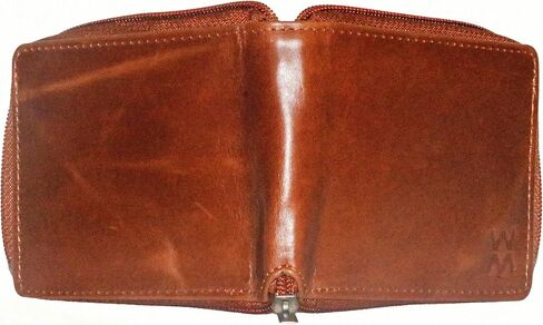 Premium Zipper Men's Leather Wallet - Sleek and Secure Travel Essential in Saudi Arabia