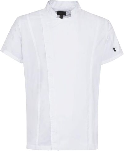 Lazzar Men Chef Coat Working | Dryfit | Concealed Zipper With Flap | Contrast Sleeves | Thermometer Pouch | Made in Mexico in Saudi Arabia