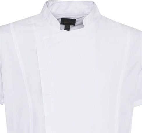 Lazzar Men Chef Coat Working | Dryfit | Concealed Zipper With Flap | Contrast Sleeves | Thermometer Pouch | Made in Mexico in Saudi Arabia