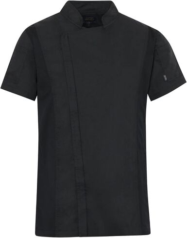 Lazzar Men Chef Coat Working | Dryfit | Concealed Zipper With Flap | Contrast Sleeves | Thermometer Pouch | Made in Mexico in Saudi Arabia