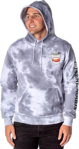 Maruchan Ramen Noodles Men's Send Noodles Adult Tie Dye Pullover Hoodie in Saudi Arabia