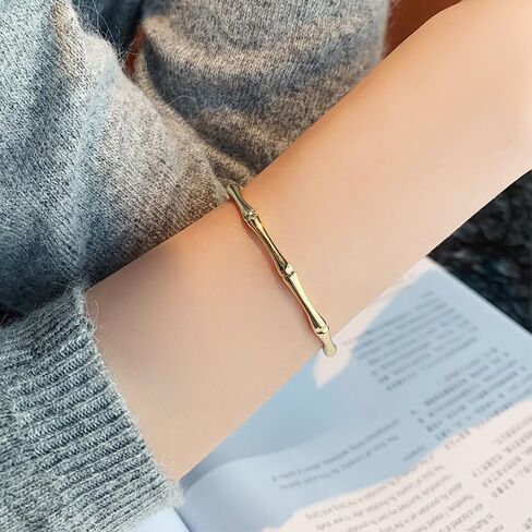 Vitaltyextracts Gold Plated Bangle Bracelets for Women Adjustable Charm Bracelets in Kuwait