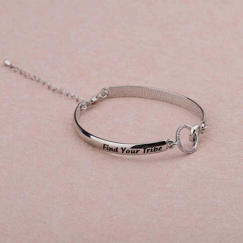 TGBJE Find Your Tribe Love Them Hard Bracelet Tribe Gift Best Friend Gift Bride Tribe Gift Team Gift in Saudi Arabia
