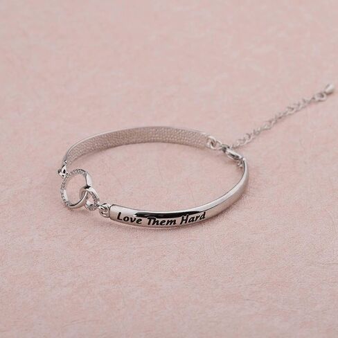TGBJE Find Your Tribe Love Them Hard Bracelet Tribe Gift Best Friend Gift Bride Tribe Gift Team Gift in Saudi Arabia