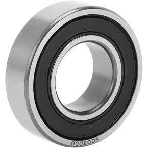 ACROPIX 6003DDU Deep Groove Ball Bearings P6 17x35x10mm Lubricated Bearings Double Rubber Seal Silver Tone Scooter Skateboard Wheel