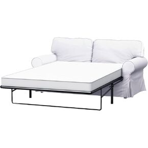 تم تصنيع غطاء سرير الأريكة Ektorp ذو المقعدين (القطن الثقيل المتين) ليتوافق مع Ikea Ektorp 2 Seater Sleeper (القطن الثقيل الأبيض) in Kuwait
