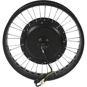 20 Inch Fat Tire Rear Wheel Motor 48V 1500W Electric Bike Conversion Kit with KT 35A Controller LCD3 Display Riding