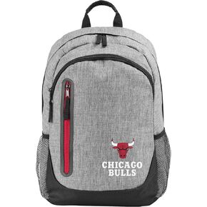 FOCO NBA Team Logo Heather Grey Bold Color Backpack