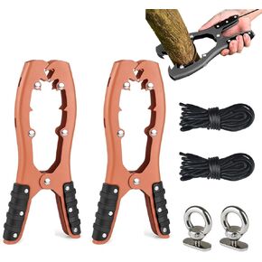 Kayak Anchor Grip - Canoe, Kayak & Pontoon Boat Accessories, 304 Stainless Steel Brush Gripper Securely Anchor - Rubber Grips