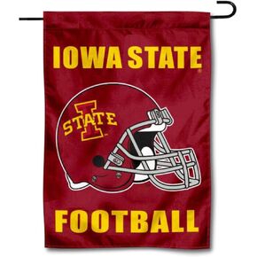 College Flags & Banners Co. Iowa State Cyclones Football Helmet Garden Flag