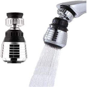 2 Pack Faucet Filter Aerator Sprayer, Sink 360 Swivel Water Tap Saving Diffuser for Kitchen Bathroom (Short)