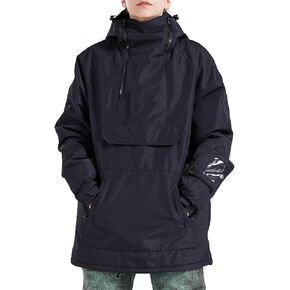 Womens Skisuit Snow Half Zipper Jacket Waterproof Warm Snowboard Winter Outwear