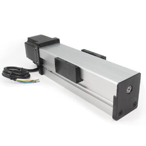 200mm Length Travel Fully Enclosed Linear Stage Actuator with Square Linear Rails Ballscrew SFU1605 with NEMA23 Stepper Motor for CNC Router Parts X Y Z Axis