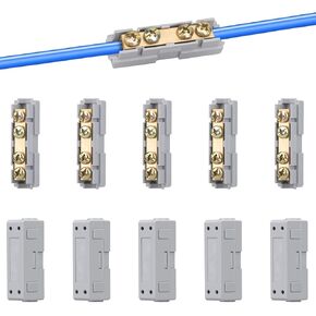 Linkstyle 10PCS 6 AWG Gauge Wire Connector Nut Kit, 80A Quick Wiring Connection Terminal, Splicing Quick Wiring Connection Terminal