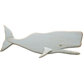 Primitives by Kathy 20588 Shaped Wooden Wall Art, 24.25 x 7.75-Inches, Whale